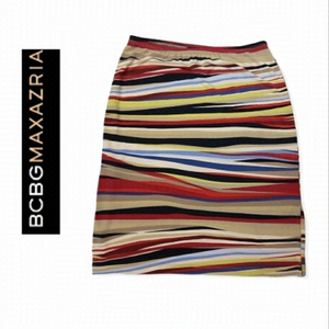 𝅺BCBGMAXAZRIA Striped Pencil skirt‎